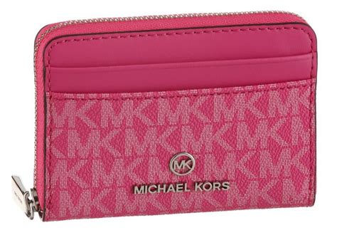 michael kors pink brieftasche|Michael Kors jet set.